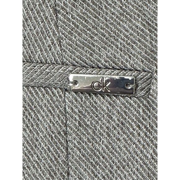 Calvin Klein Women’s Gray Petite Parker Open-Front Blazer Size 4P - Picture 6 of 11